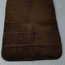 Yimobra Memory Foam Bath Mat Rug, 24 x 17 Inches, Comfortable, Soft, Non-Slip, Super Absorbent, Quick Drying Bathroom Rug for Floor, Tub & Shower, Machine Washable, Thick, Brown