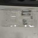 Drive Medical Overbed Table with Wheels - Secure Height Adjustment for Comfort - Non Tilt Surface - Smooth Rolling Design - Home & Hospital Use - Woodgrain Laminate Top - Silver Vein