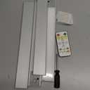 12" Ultra-Thin Under Cabinet Lighting Wireless, Aluminum Alloy Under Counter Lights for Kitchen, 3-Color-Temps Magnetic Closet Lights, Rechargeable Motion Sensor Light Indoor (4 Pack, Silver)