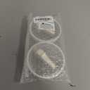 40 oz Tumbler Flip Straw Lid Compatible with Stanley Cup 40oz Tumbler Cover (2 Pack, Cream White)