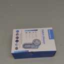 BEAUTURAL Fabric Shaver and Lint Remover, Sweater Defuzzer with 2Speeds, 2 Replaceable Stainless Steel Blades, Battery Operated, Remove Clothes Fuzz, Lint Balls, Pills, Bobbles Gray