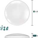 2 x Door Stoppers for WallAOPANDA Wall Protectors from Door knobs for Door Handle Guard Silencer Self Adhesive,Reusable Clear Rubber Guard Door Bumpers for Wall Protector(2 in*0.31 in,12Pcs)