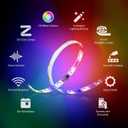Kasa Smart LED Light Strip, 50 Color Zones RGBIC, 16.4ft Wi-Fi LED Strip Works w/ Alexa, Google Home & SmartThings, High Brightness, 16M Colors, PU Coating, Trimmable (KL420L5)