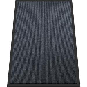 BesWin Indoor Outdoor Mat, 3' x 4' All-Season Waterproof Doormat for High Traffic Entryway, Heavy Duty Commercial Floor Mat, Non Slip Rubber Backing Front Door Mat Outside Entrance, Low-Profile, Grey
