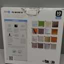 Art3d Peel and Stick Backsplash for Kitchen White Subway (10 Tiles, Thicker Design) (White With Black Grout)