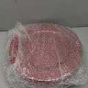 SOUJOY 12 Pack Red Charger Plates, 13 Inch Dinner Plate, Plastic Christmas Phoenix Pattern Elegant Serve Ware Plates for Weddings, Parties, Anniversary