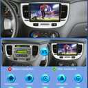 Upgrade 4GB+64GB Car Stereo for KIA Rio 2005 2006 2007 2008 2009 2010 2011 with Wireless Carplay/Android Auto - 9 Inch IPS Touchscreen Radio with 32EQ DSP/WiFi/GPS/SWC + AHD Backup Camera