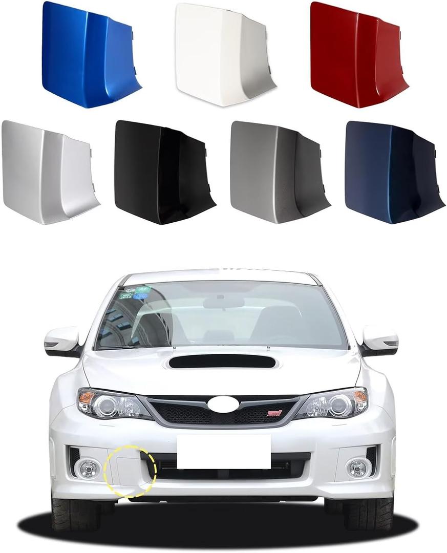 Car Front Bumper Tow Hook Cover Compatible with Subaru Impreza WRX STi 2011 2012 2013 2014 Trailer Cover Cap 57731FG330 Small Lid Towing Eye Cap Cold Ice Silver Right Passenger Side Car Front Bumper Tow Hook Cover Compatible with Subaru Impreza WRX STi 2011 2012 2013 2014 Trailer Cover Cap 57731FG330 Small Lid Towing Eye Cap Cold Ice Silver Right Passenger Side