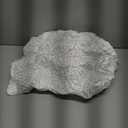 White Rosette Banquet Chair Cover for Wedding