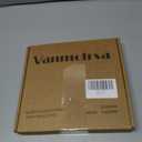 Women's V-Neck Ruffle Design Polo Shirts Short Sleeve Collared Loose Casual Tunic Blouses with Pocket (Red, M)