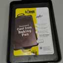 Lodge 15.5"x10.5" Cast Iron Baking Pan, Black