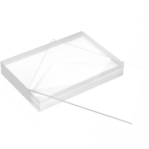 8 Pack 8x10 Inch Acrylic Sheet 1/8" Thick, Cast Acrylic Sheet, Clear Plexiglass Sheets, for Craft Projects, Display Cases, Signs, Photo Frame