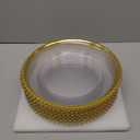 13-Inch Acrylic Clear Charger Plates Set of 10pcs - Elegant Decorative Dinner Plates for Wedding Reception, Holiday Party, Family Gathering & Daily Table Setting (Acrylic Round Gold)