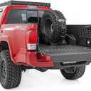 Rough Country Universal Bed Mount Spare Tire Carrier for Pickup Trucks - Fits Tires 33" to 40"
