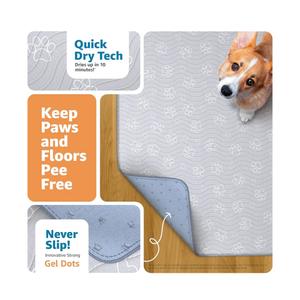 IMPROVIA® Reusable Puppy Pad – Waterproof, Extra-Absorbent, Washable Pee Pad for Dog Training, Whelping, & More – Protect Your Floors & Pet with Quick-Drying Potty Pad (Small - 18"x24")