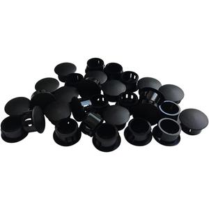 30 Pcs Black Plastic Hole Plugs, 16mm (5/8")