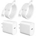 iPhone Fast Charger,Phone 14 13 12 11 Fast Charger USB C Wall Charger with 2-Pack 6FT Fast Charging Cable Compatible with iPhone 14/14 Pro/14 Pro Max/i Phone 13pro/12/11/X/8/7/6/iPad Pro/Mini/AirPods