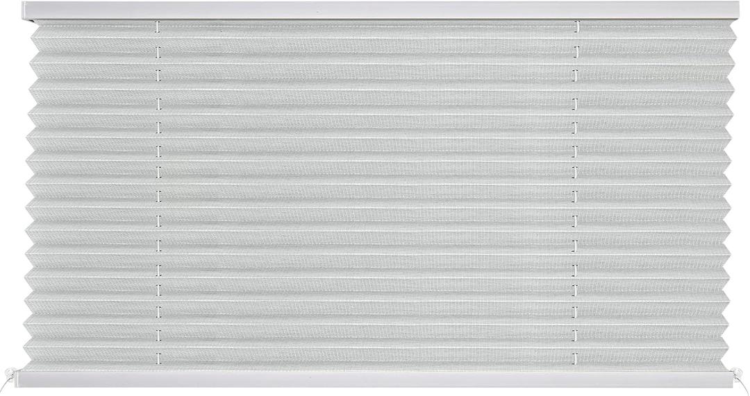 RV Blinds Shades for Camper Window,RV Shades Pleated Camper Blinds for Travel Trailer Motor Coach Motorhome Window-62 W x 32" L,Gray