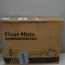 All Weather Floor Mats & Cargo Liner Custom Fit for Chevy Traverse 2009-2017 (Only Fits Captain's Chairs), Front 2nd Backrest Trunk Mats for Buick Enclave 2009-2017, TPE Anti-Slip Car Accessories