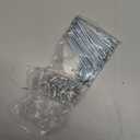 48 Set 10G J Bend Bicycle Spokes 10G Bike Wheel Spokes Carbon Steel Galvanized Silver Tone (80mm)