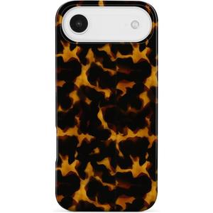 Compatible with iPhone 17 Air Case, Trendy Tortoise Shell Cute Soft Slim TPU Shockproof Aesthetic Protective Phone Case Cover for Women Girls 6.6"