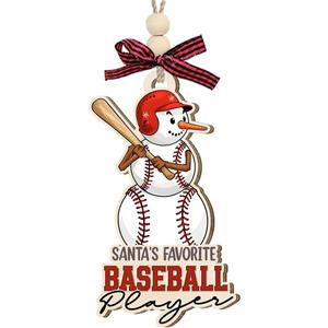 Baseball Christmas Ornaments 2025 - Sport Baseball Team Ornament, Unique Christmas Ornaments for Tree Decor, Thoughtful Baseball Lover Gifts, Birthday Gifts for Men Women Friends Sport Fans