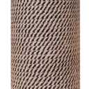 Handmade Cotton & Jute Toilet Paper Holder  Woven Toilet Paper Stand & Storage Basket with Lid, Freestanding Organizer for Bathroom, Fits 3 Mega Rolls 14" x 7'' (Black)