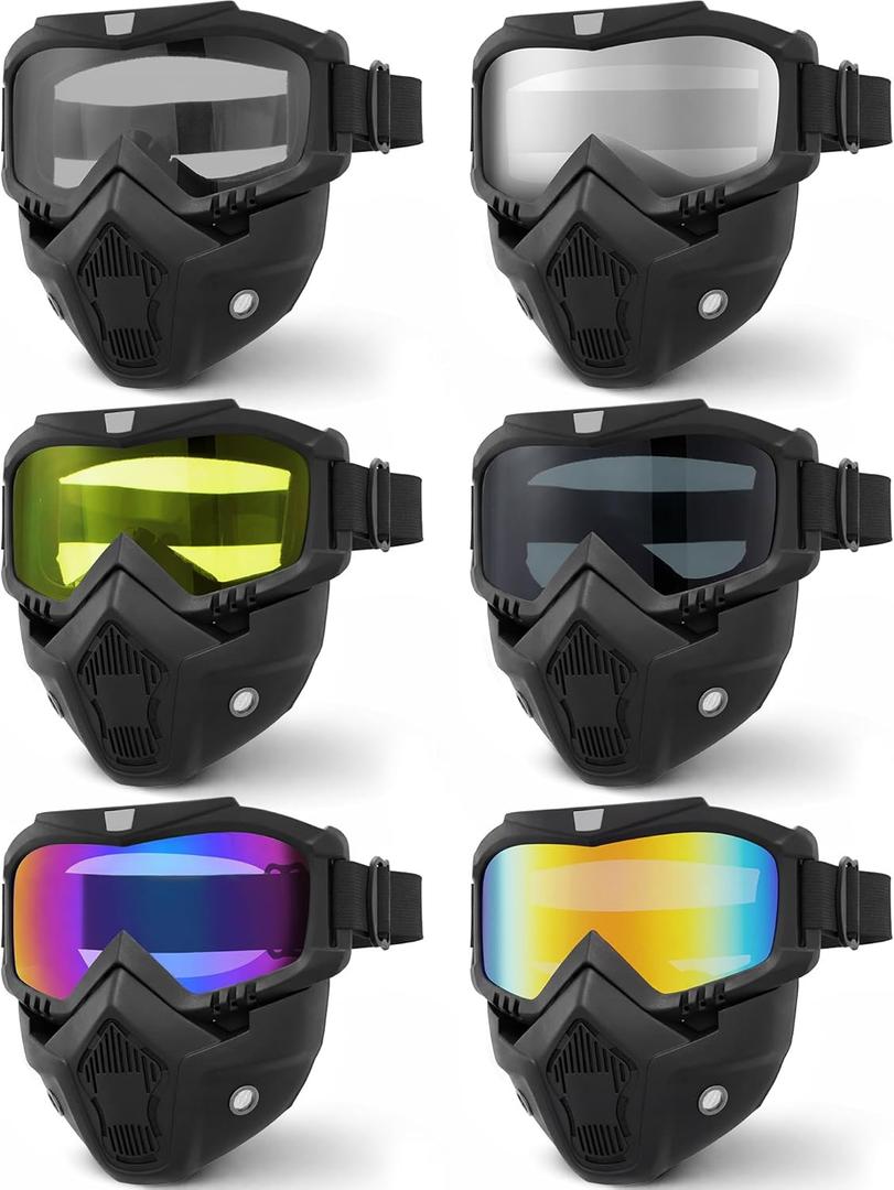 Frienda Motorcycle Goggles Mask Paintball Mask Anti Fog Motorcycle Riding Glasses Tactical Airsoft Safety Goggles Atv