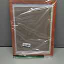 Vittanly 12x16 Picture Frame, Display Pictures 11x14 with Mat or 12x16 without Mat, Engineered Wood with Shatter Resistant Plexiglass, Poster Frame for Wall Display, Orange, 1 Pack