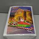 EAONE 12FT Christmas Inflatables Outdoor Decorations, Giant Blow ups Yard Decoration Inflatable Santa Claus Drive Sleight with 3 Reindeers, with Built-in LEDs for Indoor Outdoor Home Holiday Decor