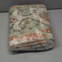 Vhong Boho Vintage Area Rugs Washable Neutral Modern Brick Non Slip 3x5 Small Carpet for Living Room Dining Room Bedroom Farmhouse