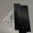 Acrylic Riser Black Acrylic Shelf Riser 3 Tier Perfume Organizer Cologne Display Stand Large Cupcake Stand Shelf for Funko POP Desserts Holder Collection Cosmetic Products Tabletop Use 12"X8"X6"