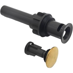 Bathroom Sink Drain Brushed Gold Pop Up with Overflow Assembly with Strainer Lavatory Vanity Vessel Pop Up Drain Anti Clogging Bathroom Sink Stopper Bathroom Sink Drain Brushed Gold Pop Up with Overflow Assembly with Strainer Lavatory Vanity Vessel Pop Up Drain Anti Clogging Bathroom Sink Stopper