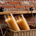 HaitanghuaRechargeable Candles, Remote Control Candles, with Remote Control, 2/4/6/8 Hour Timer Function, USB Rechargeable flameless Candles, Pillar Candles, Gold, 6 inches (2 Pack)