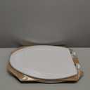 Bemis 1500EC 390 Lift-Off Wood Elongated Toilet Seat, Cotton White (Pack of 1)