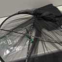 Mosquito Net Bed Canopy for Girls, Princess Canopy Bed Curtain Fine Sheer Mesh Dome Bed Canopies, Kids & Adults Lace Tent for Twin Full Queen King Bed (Black)