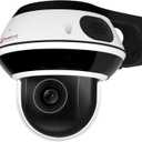 Anpviz UltraHD 4K 8MP PTZ POE IP Camera Outdoor with 5X Optical Zoom, 1/2.8" Sensor Dome Security IP Camera, Two-Way Audio, Human Vehicle Detection, 512GB SD Slot, 100ft IR Night Vision (U Series)