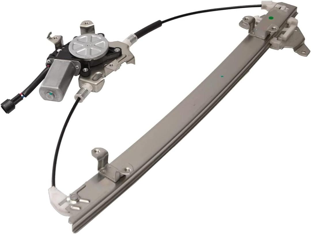 TUCAREST 741-348 Front Left Power Window Lift Regulator with Motor Assembly (Driver Side;w/2 Pin Connector) Fit for 2005-2015 Ni-ssan Frontier Xterra, 05-10 Pathfinder [# WL44153 80721EA000]
