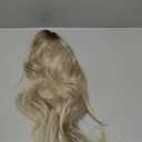 SAPPHIREWIGS 13x6 Straight Lace Front Wigs Ombre Blonde Wigs Pre Plucked Hairline Heat Resistant Hair Daily Party Uses 26 inch