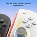 NYXI Hyperion 3 Switch 2 Controller World's First Third-Party Wireless Controller for Switch 2, Hall Effect Joystick, 9-Axis Gyro, Full Mechanical Buttons, Dual Back Buttons & Adjustable Vibration (White)