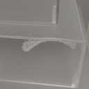 Leinuosen 6 Pcs Large Buffet Risers, 6 to 11 Inch Catering Dessert Table Risers Food Decorative Stands with hollow bottom for Catering Supplies, Party (Clear, Square)