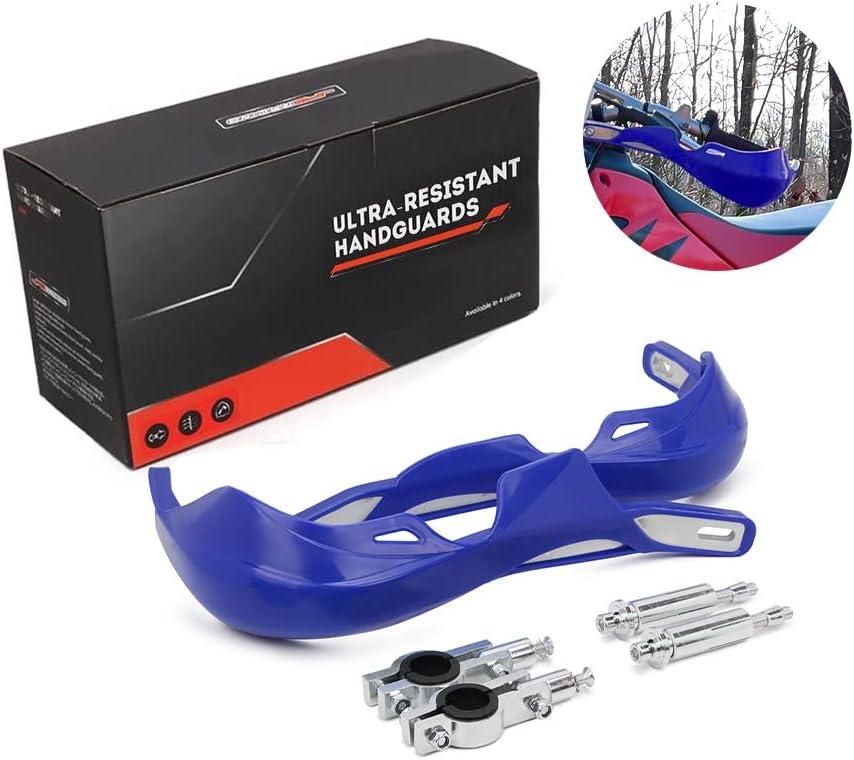 JFG RACING Motorcycyle Handguards,7/8'' and 1 1/8'' Handle Bar Dirt Bike Hand Guards Accessories Universal for Dirtbike Snowmobile ATV Pit Bike Off Road Motocross Enduro MX -Blue
