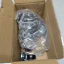 24Pcs Black 2 Inch Casters Wheels Heavy Duty Rubber Swivel Caster Wheels with Top Plate & Bearing