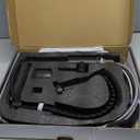 VOTON Black Kitchen Faucet with Pull Down Sprayer Pull Out Kitchen Sink Faucet Stainless Steel Commercial Spring Farmhouse faucets for Kichen Sink Camper Laundry Utility Rv Bar Sink Faucet