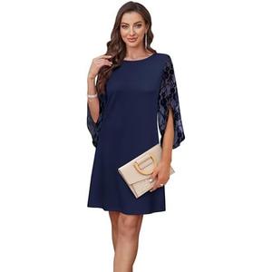 RUMIA Birthday Dresses for Women 2026 Vestidos Elegantes de Mujer Formal Lace (Blue,2XL)