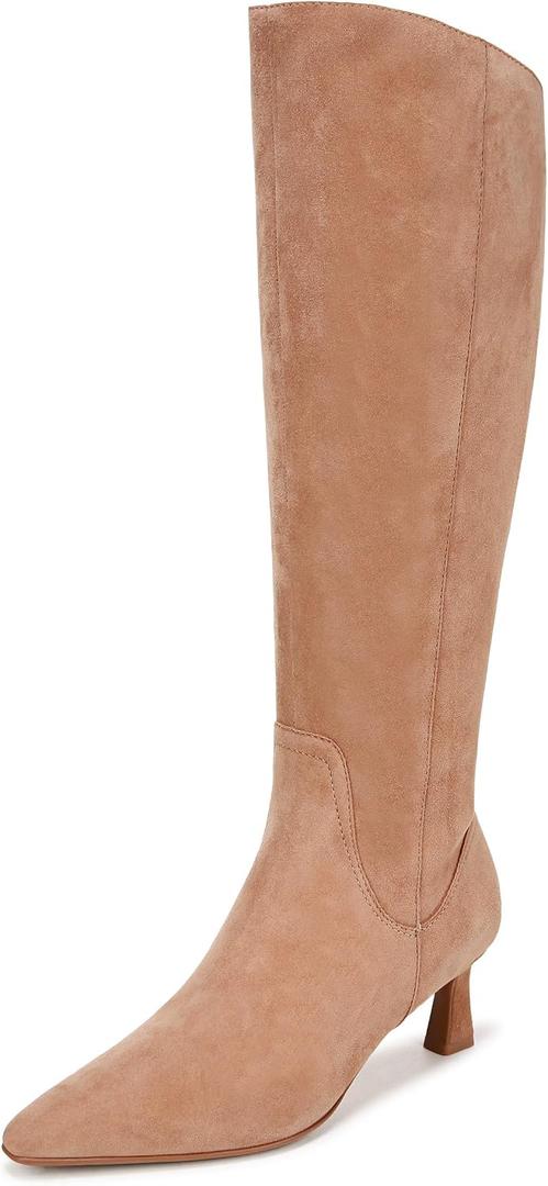 Naturalizer Womens Deesha Fashion Boot Café Suede Narrow Calf, Size 8 M