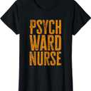 Psych Ward Nurse T-Shirt (Black, L)