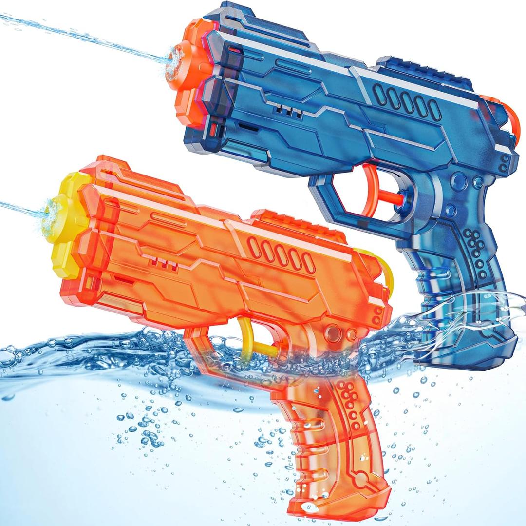 Water Gun Squirt Toy for Kids: Leakproof Super Water Guns for Kids Age 5 8 12 Boys Girls Adults - Small Outdoor Water Guns Toys for Pool Beach Swimming Summer Games Yard Party (6 Pack)