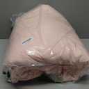 Cupocupa Beige Comforter Set  Twin XL Ruffle Farmhouse Bedding Set  Shabby Chic Fluffy Comforter for All Seasons  Includes Comforter & 1 Pillow Sham (Blush, Twin XL/Twin)