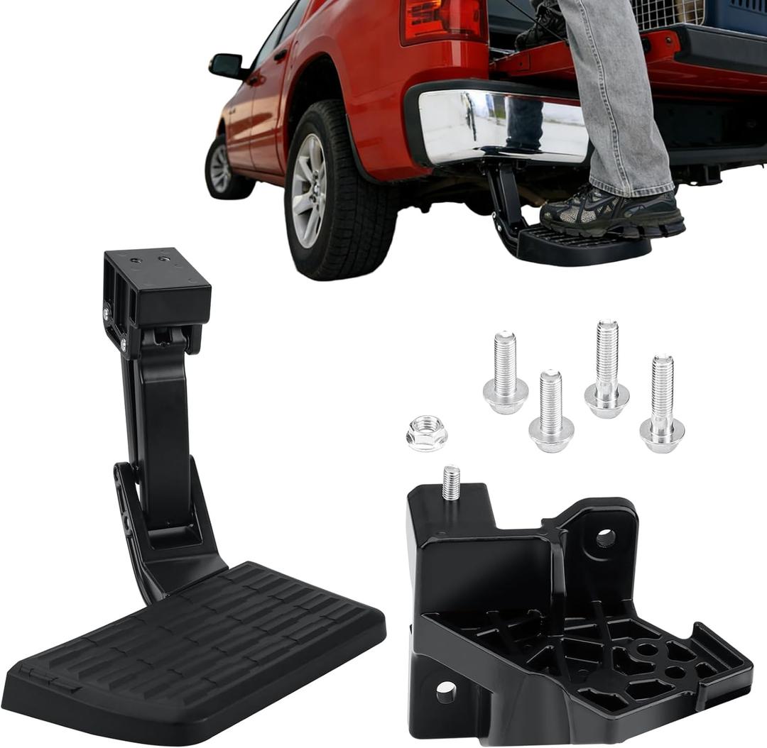 PTS30-34000 Retractable Rear Bed Step for 2022-2025 Toyota Tundra - Heavy Duty Access Step for Easy Bed Loading - Replaces PTS30-34000 (Driver Left Side Only)